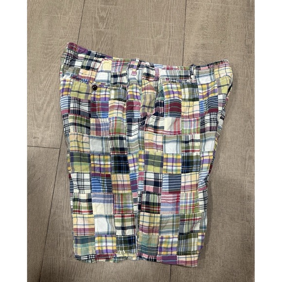 J.Crew Men's Madras Field Shorts Size 36W Plaid Casual Summer Preppy - Picture 5 of 12